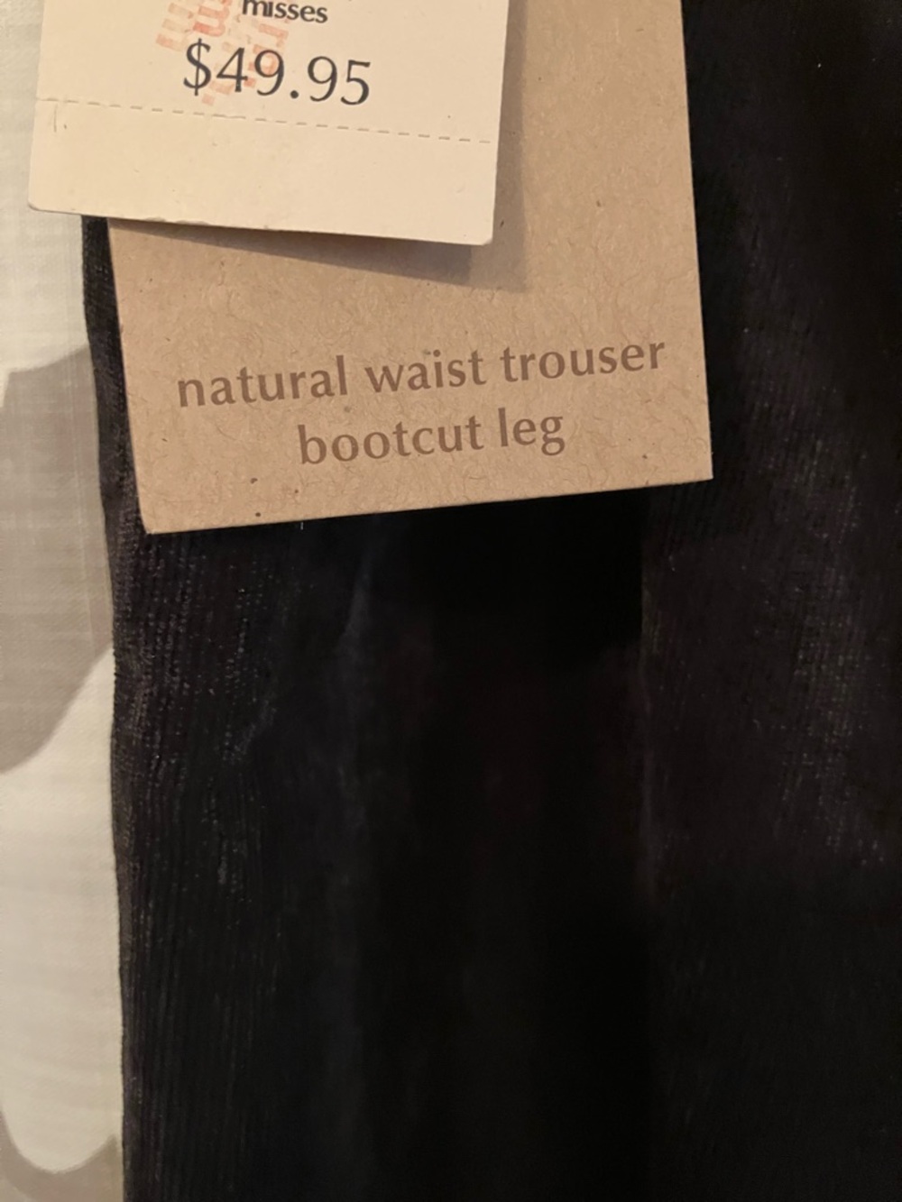 Coldwater Creek Bootcut Corduroy Trousers NWT 10 - Picture 3 of 7